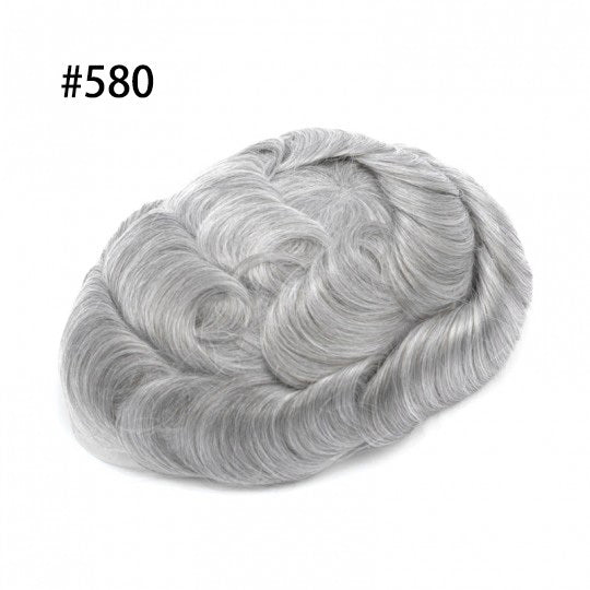 Sottile 06/08mm Patch Capelli Combo – Front Lace + Base Skin | Effetto Naturale Invisibile