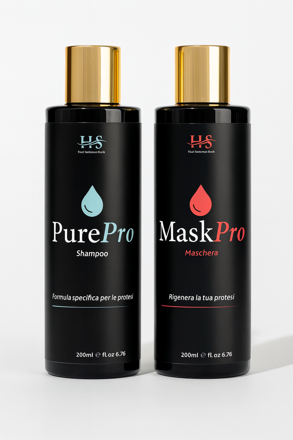 Hair Solution Patch – PurePro Kit | Shampoo + Maschera per protesi capelli uomo
