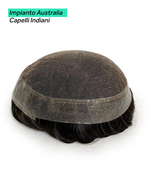 Protesi Capelli Modello Australia  - Capelli Indiani 100% Naturali
 - Hair Solution Patch
