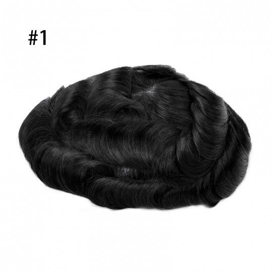 Sottile 06/08mm Patch Capelli Combo – Front Lace + Base Skin | Effetto Naturale Invisibile