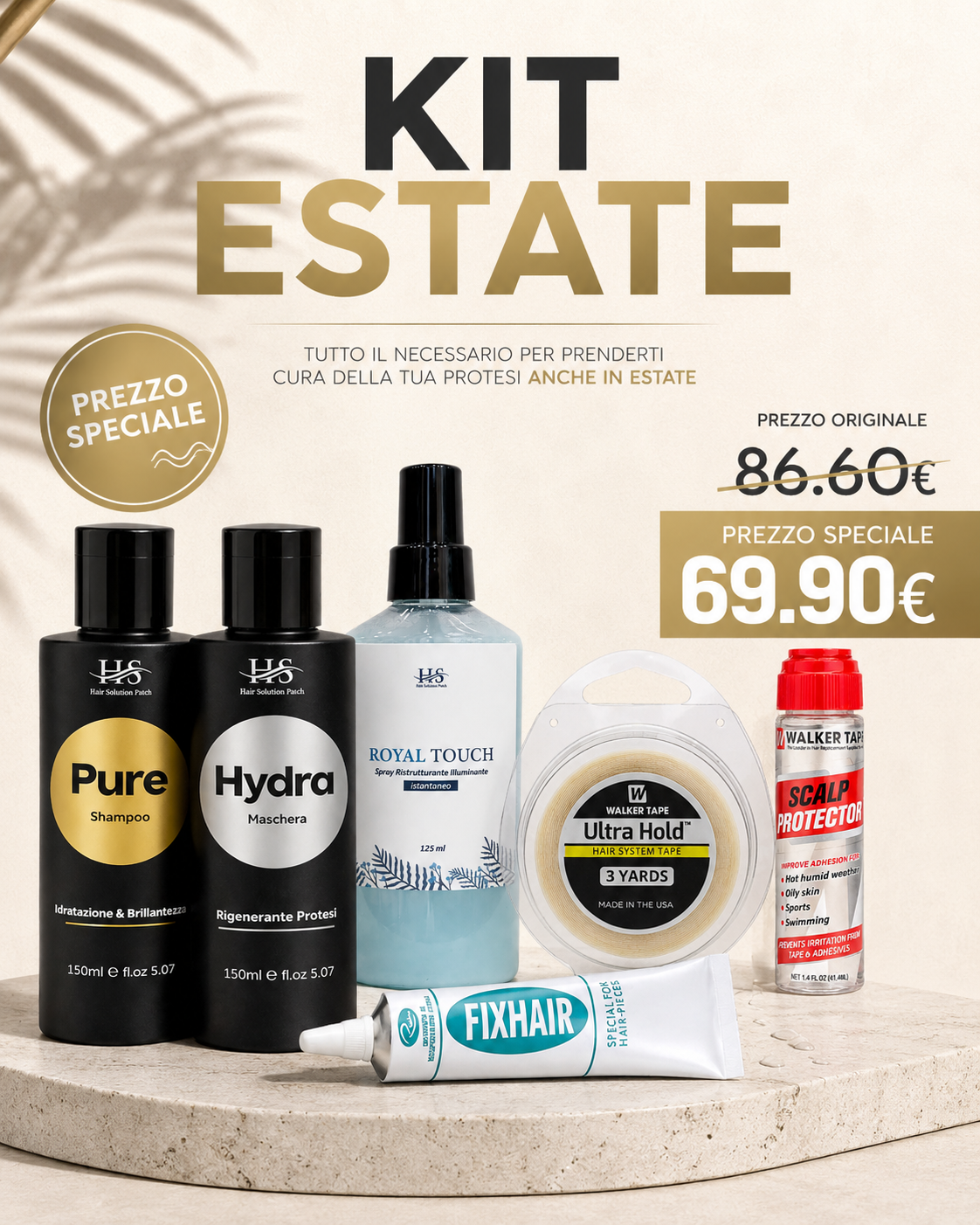 Kit Estate Cura Protesi Capillare – Tutto il necessario a prezzo speciale