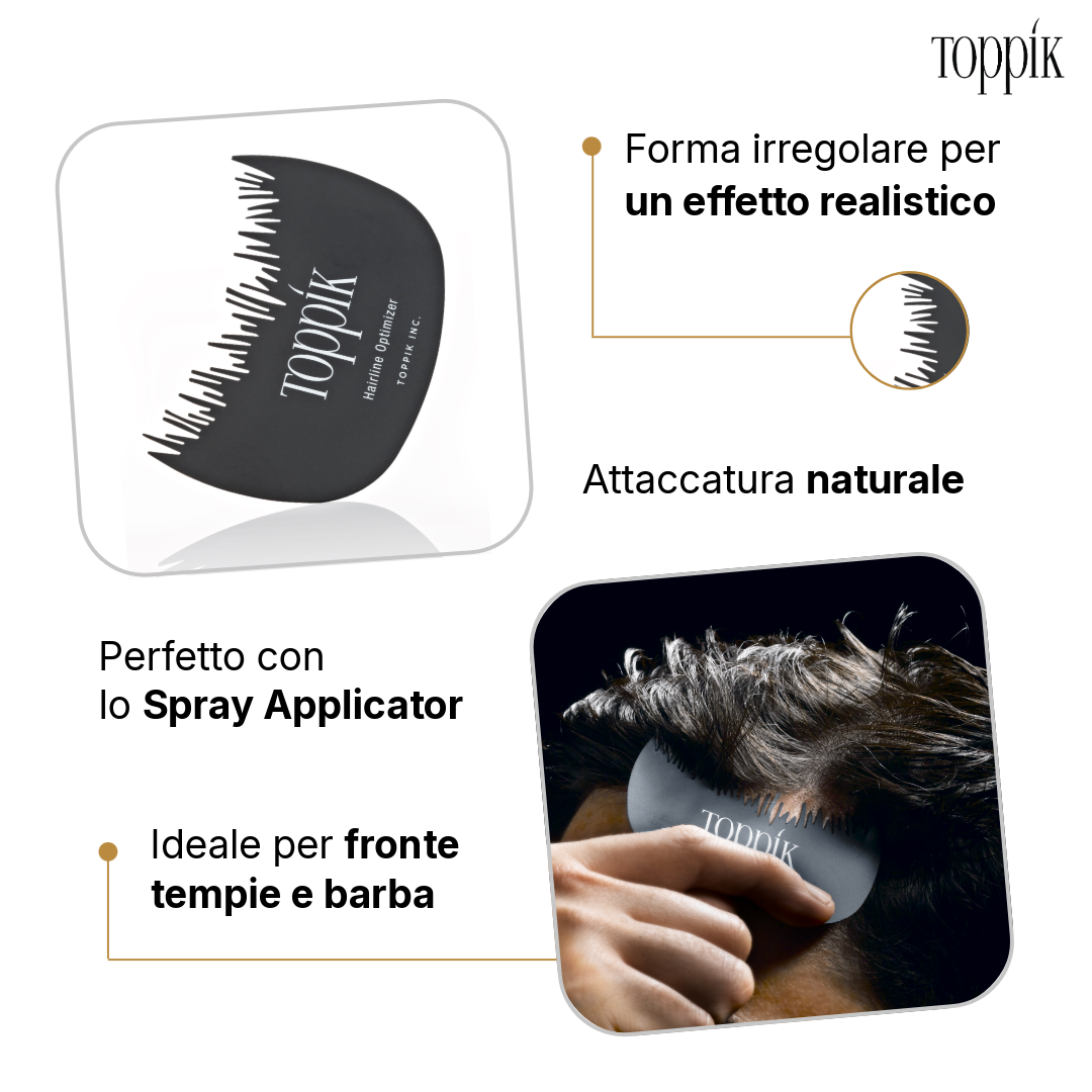 Toppik Hair Duo – Kit Erogatore e Pettinino Frontale