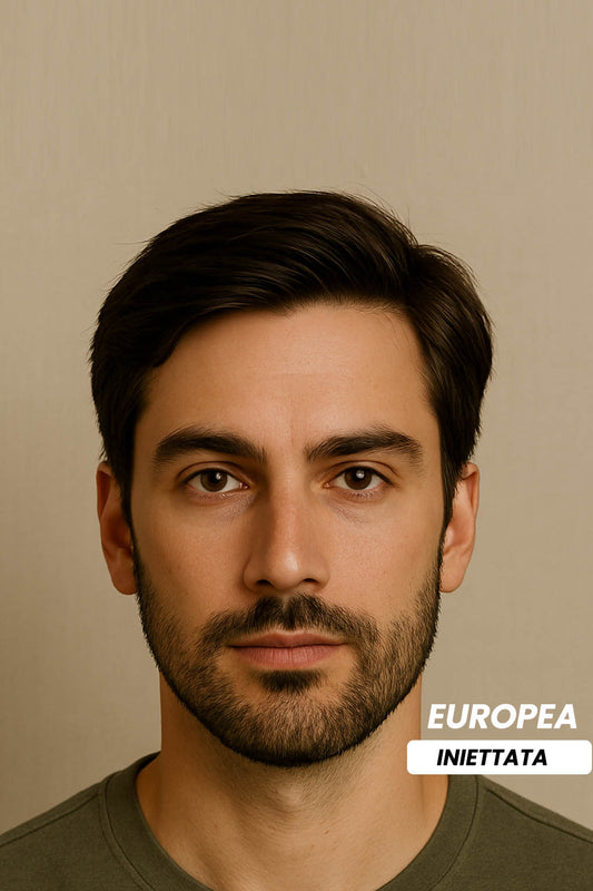 Protesi Capelli Vloop Skin Knot -Misura 20×25cm Spessore 0.06mm  - Capelli Europei 100% Naturali