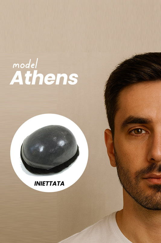 Protesi Capelli Iniettata - Athens -  Spessore 0.06mm  - Capelli Indiani 100% Naturali