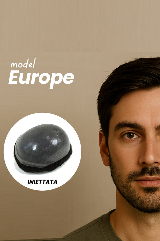 Protesi Capelli - Europe - Vloop Skin Knot -Misura 20×25cm Spessore 0.06mm  - Capelli Europei 100% Naturali