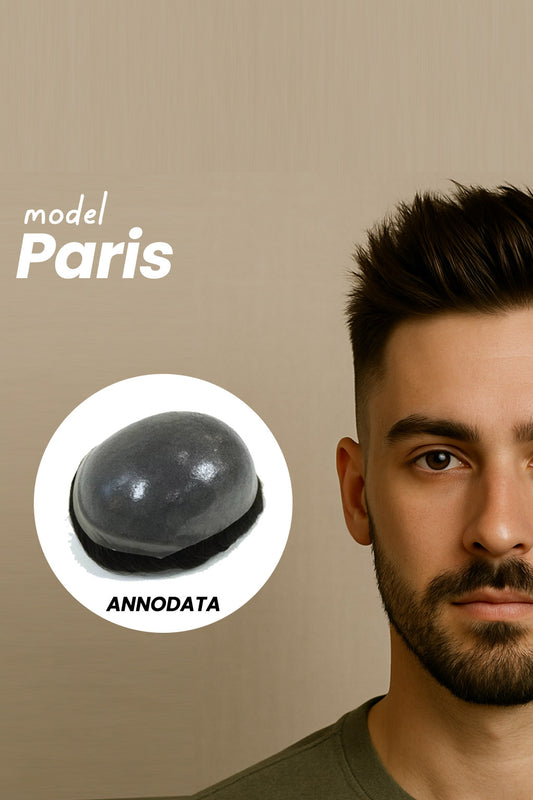 Protesi Capelli Annodata  - Paris - VLoop Skin Knot  Patch Capelli Indiani 100% Naturali