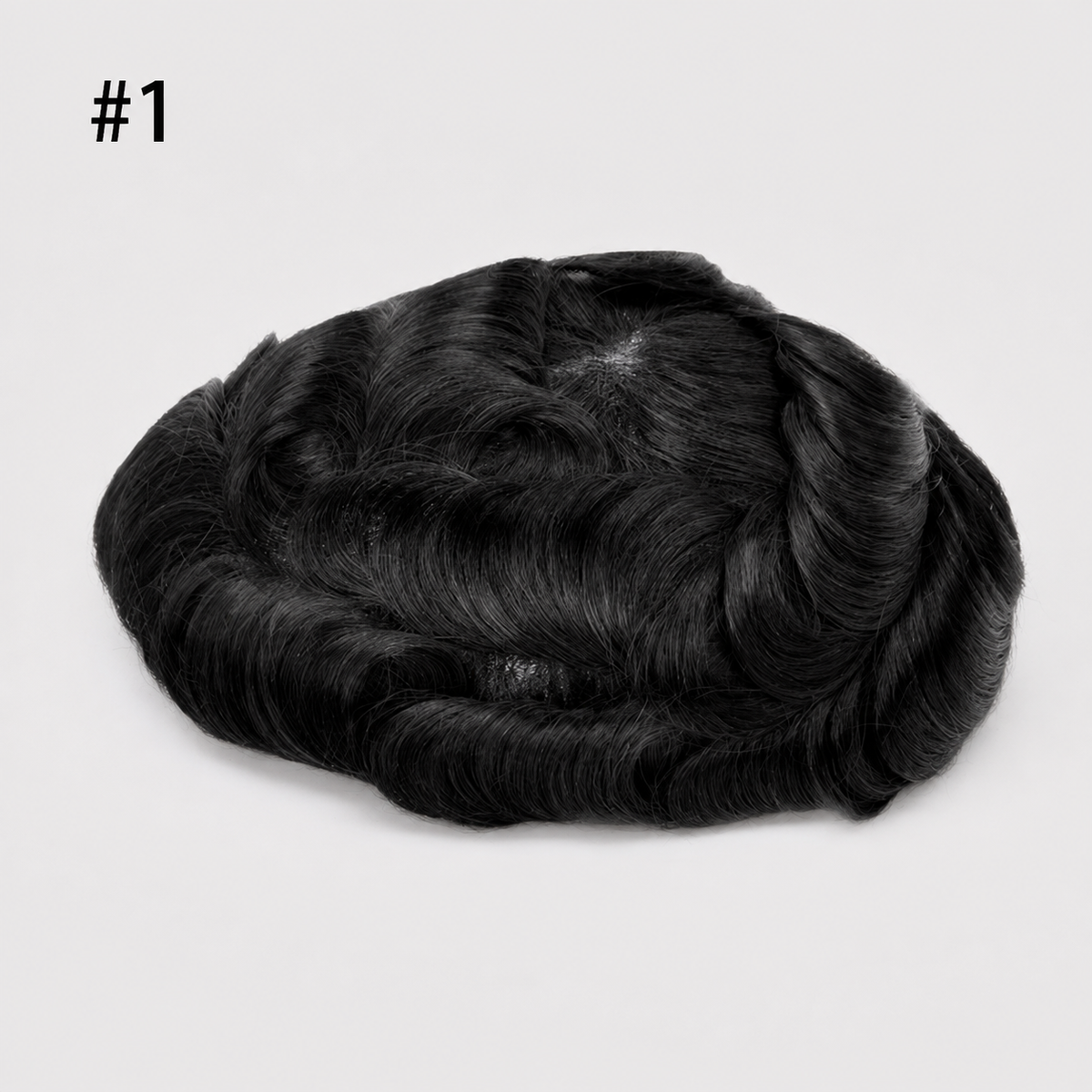 Protesi Capelli Base skin annodata/vloop -  Paris - Capelli 100% Naturali - Lunghezza 15cm