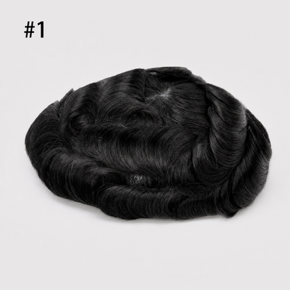 Density 100/110% Hair Prosthesis with Net Base - Lisbon - Ultra-light Full Lace - 100% Natural Hair
