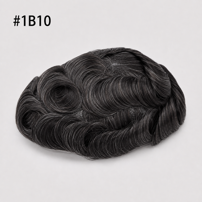 Density 100/110% Hair Prosthesis with Net Base - Lisbon - Ultra-light Full Lace - 100% Natural Hair