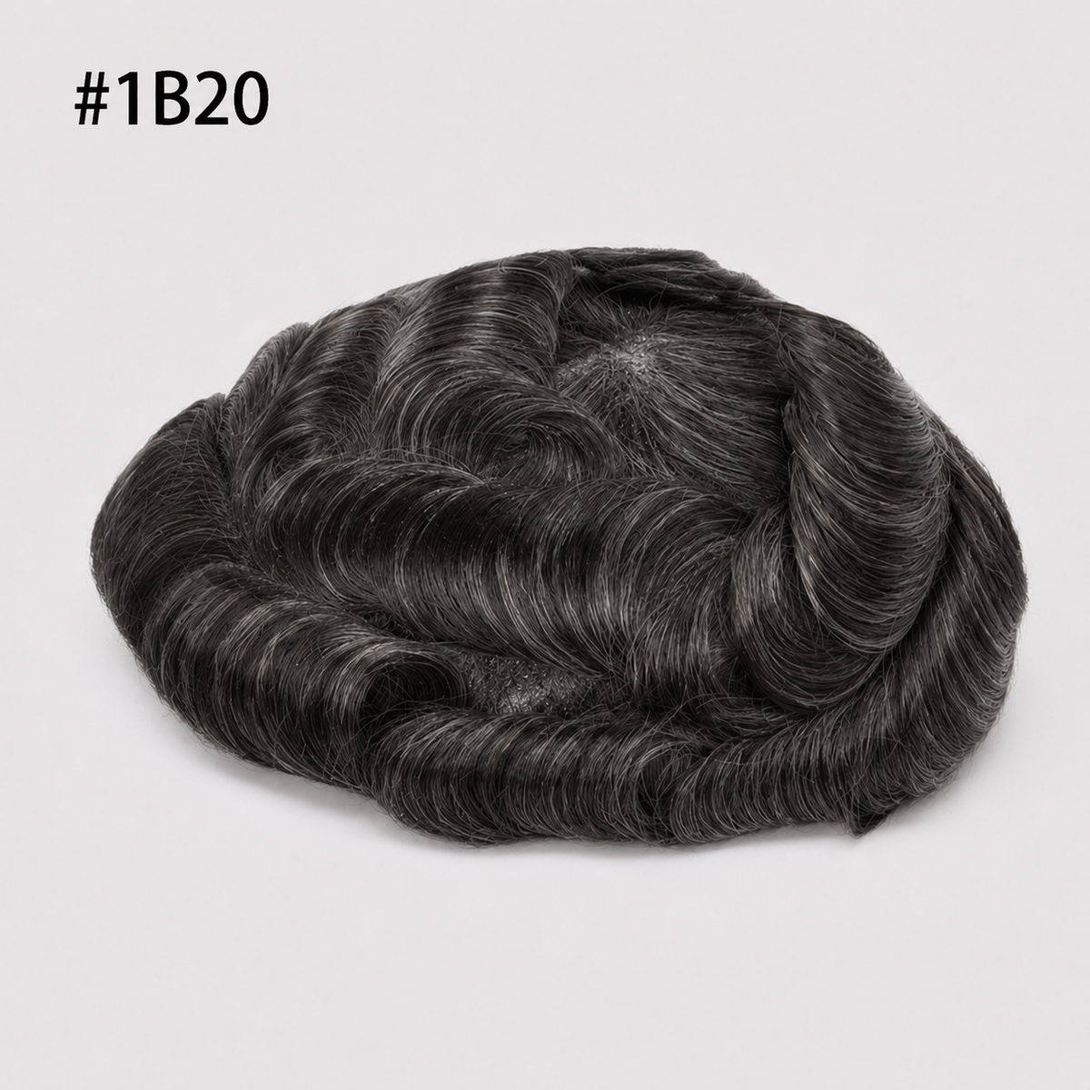 Protesi Capelli Base skin annodata/vloop -  Paris - Capelli 100% Naturali - Lunghezza 15cm