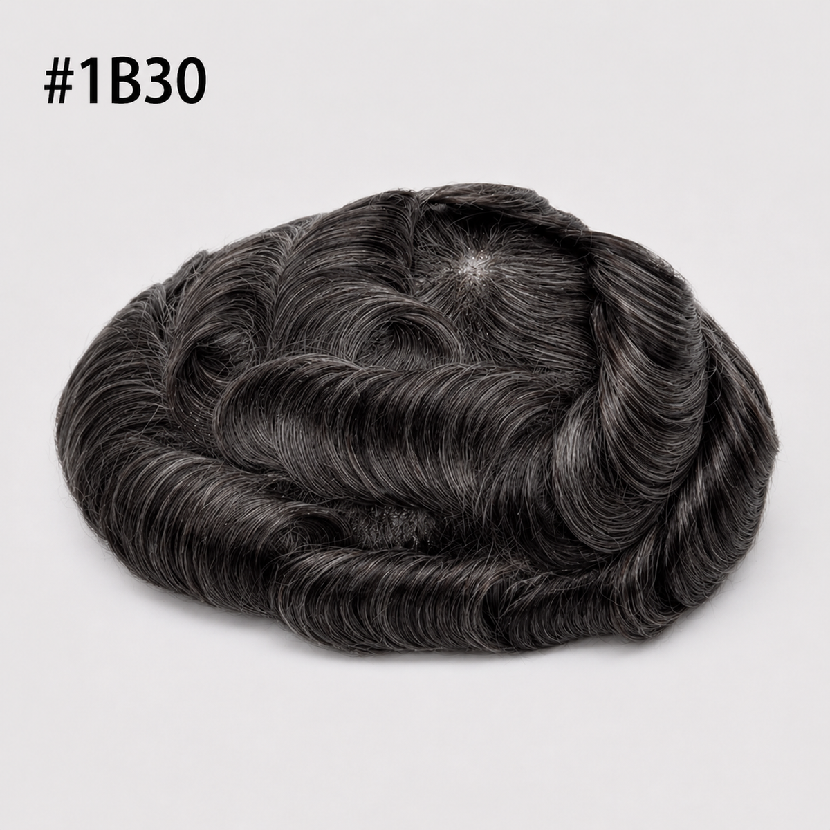 Protesi Capelli Base skin annodata/vloop -  Paris - Capelli 100% Naturali - Lunghezza 15cm