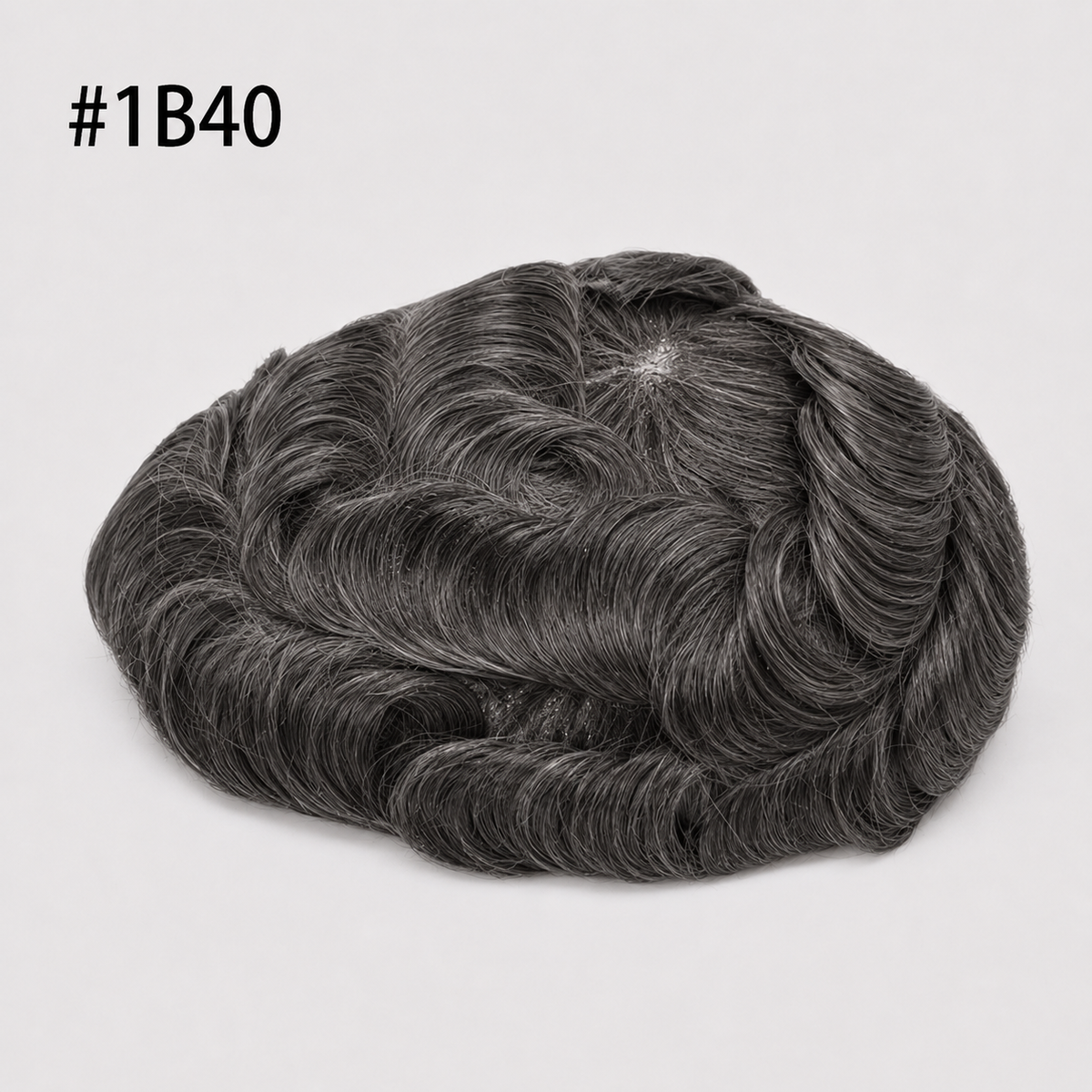 Protesi Capelli Base skin annodata/vloop -  Paris - Capelli 100% Naturali - Lunghezza 15cm