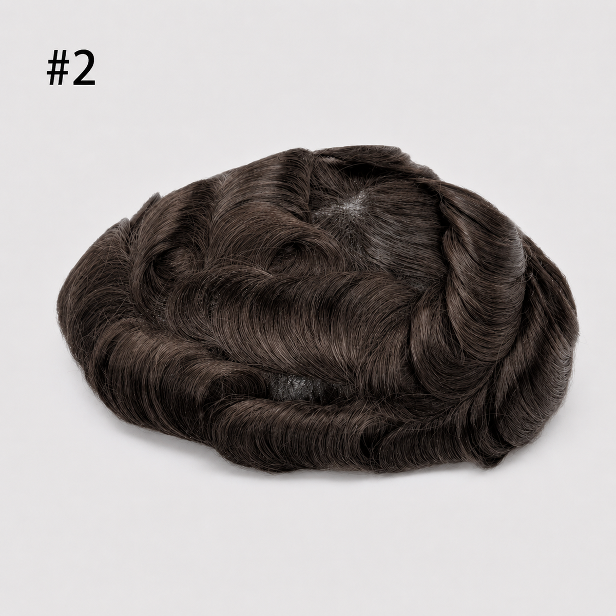 Protesi Capelli Base skin annodata/vloop -  Paris - Capelli 100% Naturali - Lunghezza 15cm