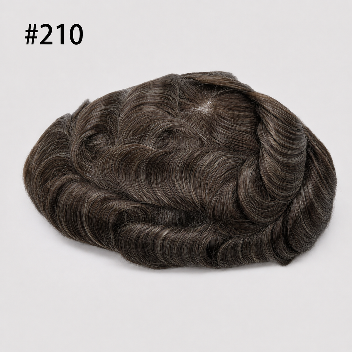 Protesi Capelli Base skin annodata/vloop -  Paris - Capelli 100% Naturali - Lunghezza 15cm