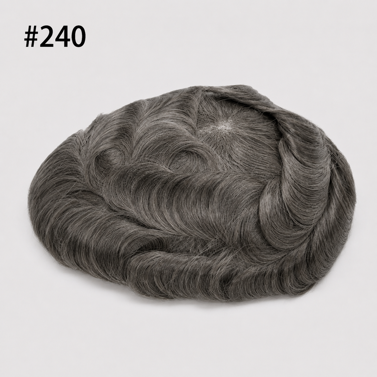 Protesi Capelli Base skin annodata/vloop -  Paris - Capelli 100% Naturali - Lunghezza 15cm