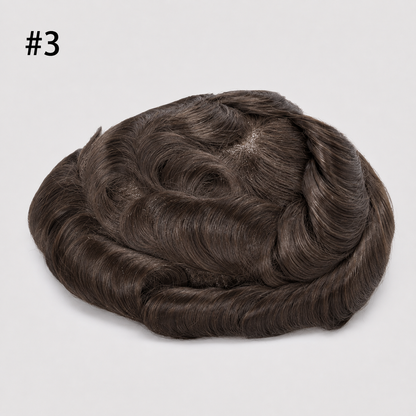 Density 100/110% Hair Prosthesis with Net Base - Lisbon - Ultra-light Full Lace - 100% Natural Hair