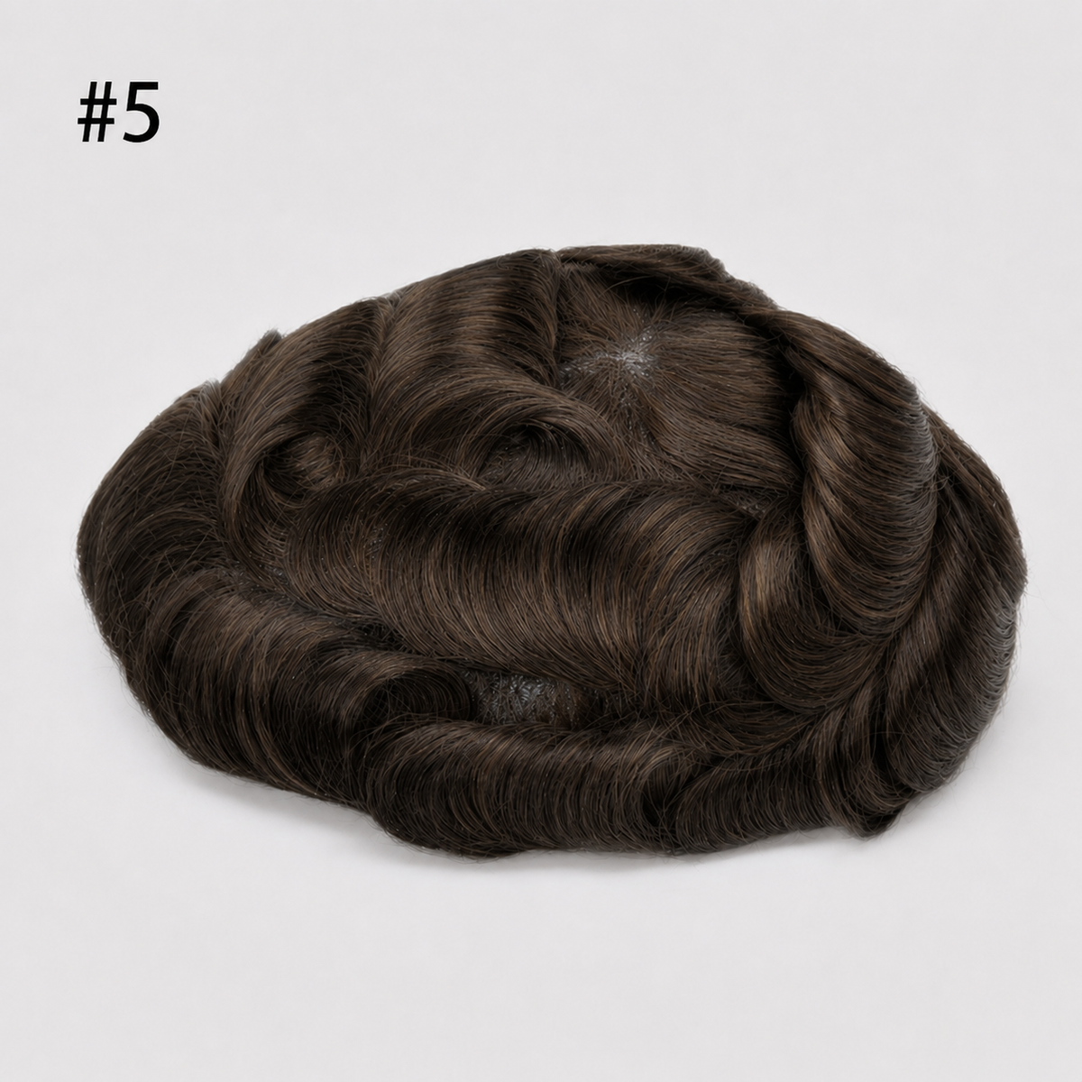 Protesi Capelli Base skin annodata/vloop -  Paris - Capelli 100% Naturali - Lunghezza 15cm