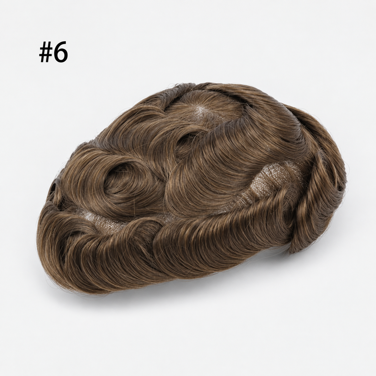 Protesi Capelli Base skin annodata/vloop -  Paris - Capelli 100% Naturali - Lunghezza 15cm