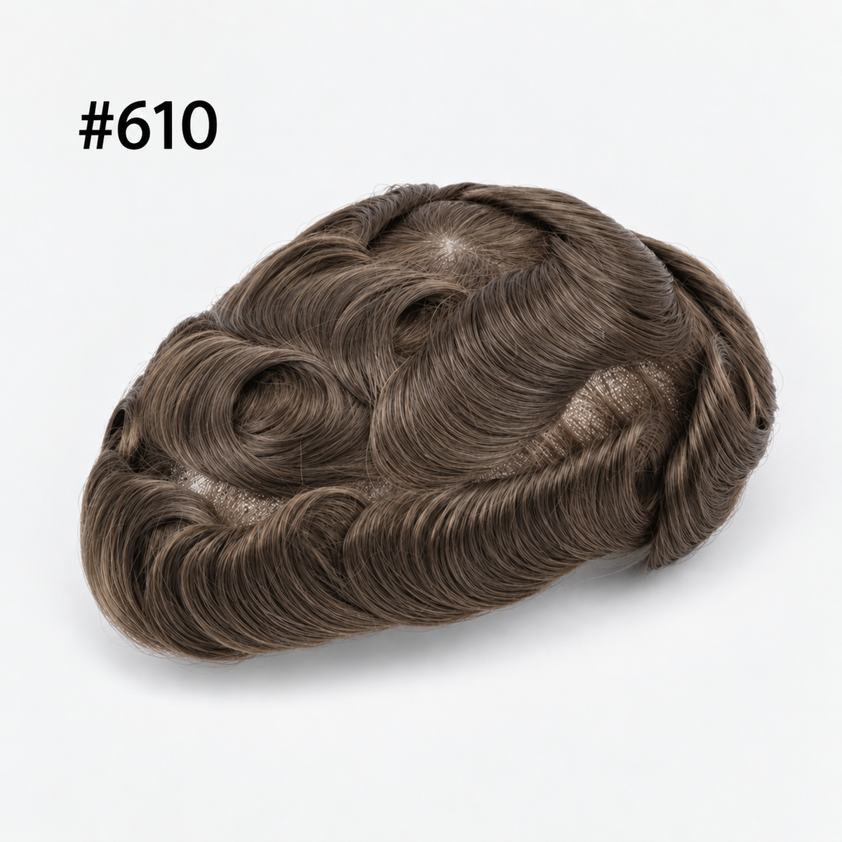 Protesi Capelli Base skin annodata/vloop -  Paris - Capelli 100% Naturali - Lunghezza 15cm