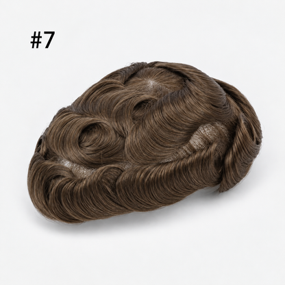 Density 100/110% Hair Prosthesis with Net Base - Lisbon - Ultra-light Full Lace - 100% Natural Hair