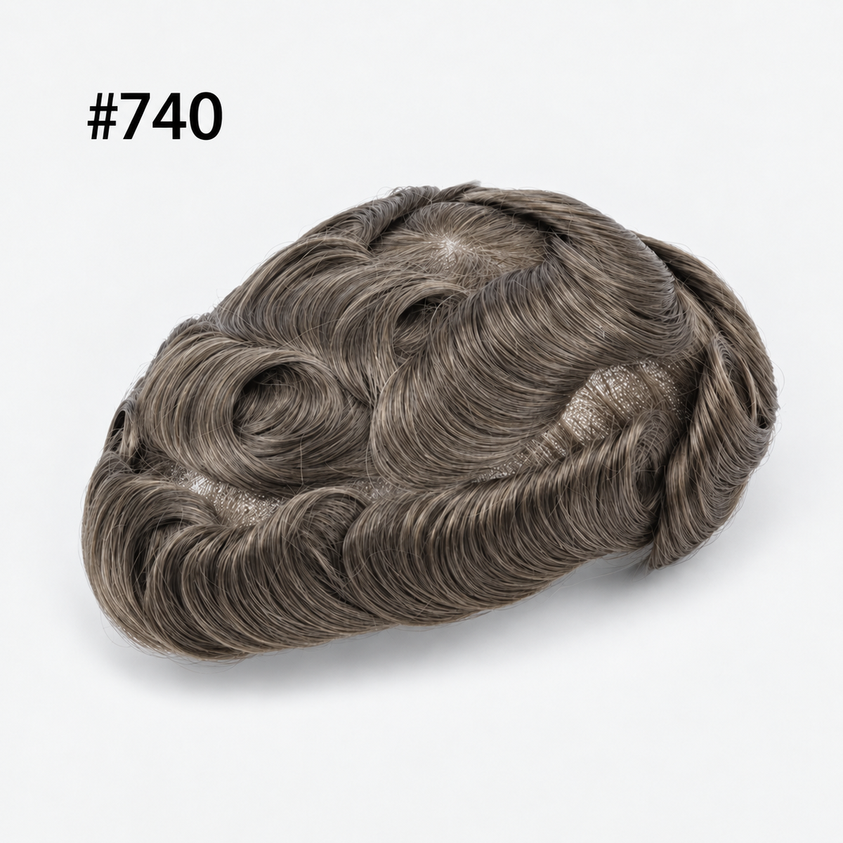 Protesi Capelli Base skin annodata/vloop -  Paris - Capelli 100% Naturali - Lunghezza 15cm
