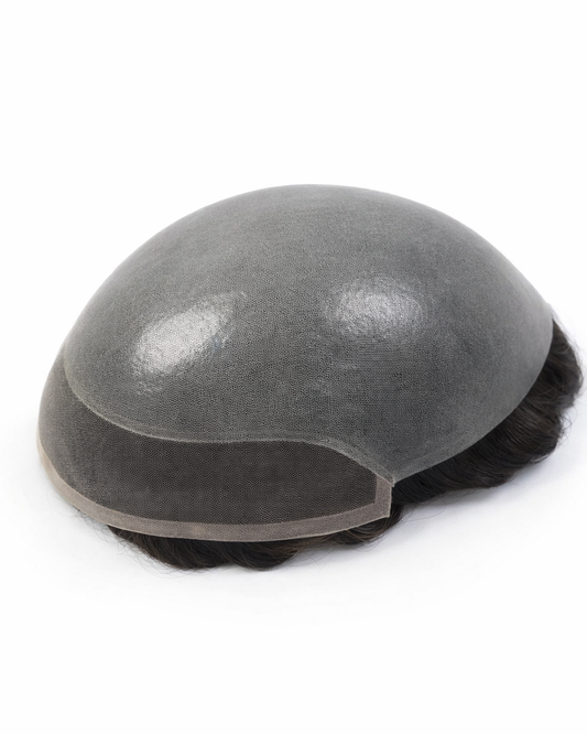 Sottile 06/08mm Patch Capelli Combo – Front Lace + Base Skin | Effetto Naturale Invisibile