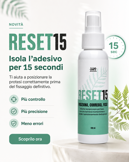 RESET15 – Spray per il posizionamento preciso della protesi capillare 120 ml